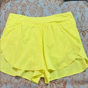 Lululemon Bright Yellow Women's Shorts